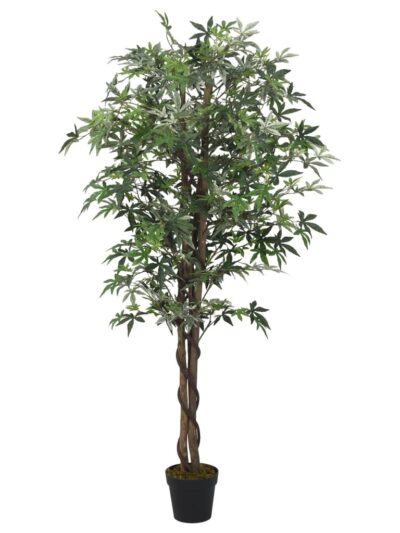 Arbore de arțar artificial 224 de frunze 80 cm verde - Casa - Decoo