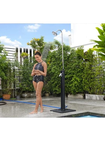 Bestway Duș de exterior Solar Flow, negru, 8 L - Accesorii SPA si piscine - Decoo