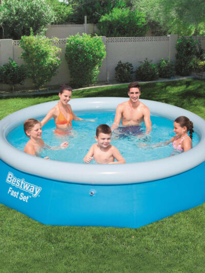 Bestway Piscină gonflabilă Fast Set, 305 x 76 cm, rotundă, 57266 - Gradina - Decoo