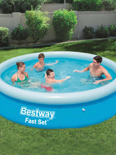 Bestway Piscină gonflabilă Fast Set, 366 x 76 cm, rotundă, 57273 - Gradina - Decoo