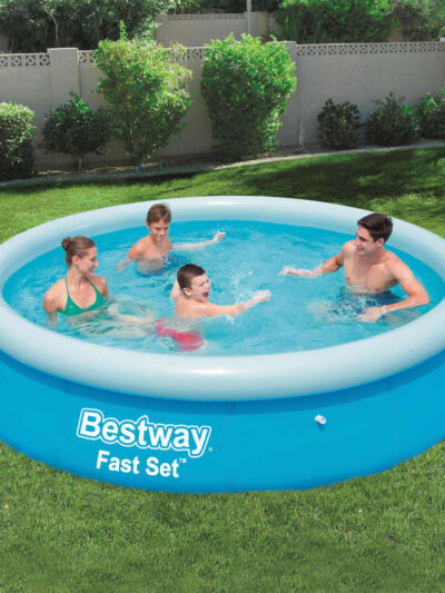 Bestway Piscină gonflabilă Fast Set, 366x76 cm, rotundă, 57273 - Gradina - Decoo