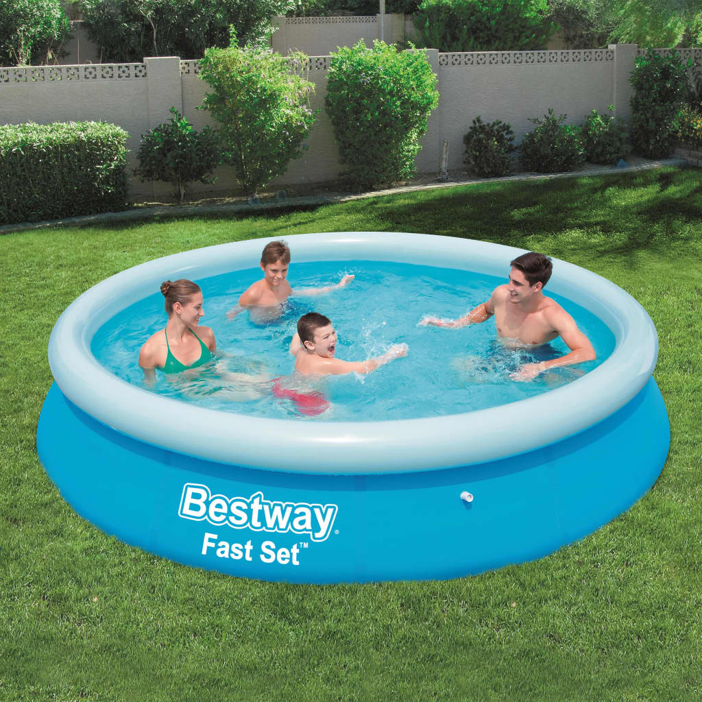 Bestway Piscină gonflabilă Fast Set, 366x76 cm, rotundă, 57273 - Gradina - Decoo