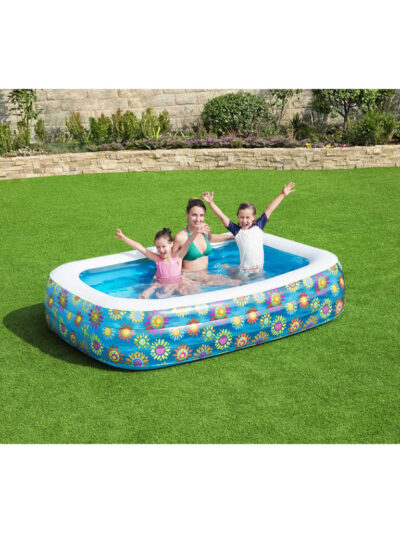 Bestway Piscină gonflabilă pentru copii, albastru, 229x152x56 cm - Gradina - Decoo