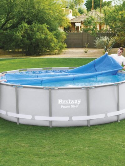 Bestway Prelată solară de piscină Flowclear, 427 cm - Gradina - Decoo