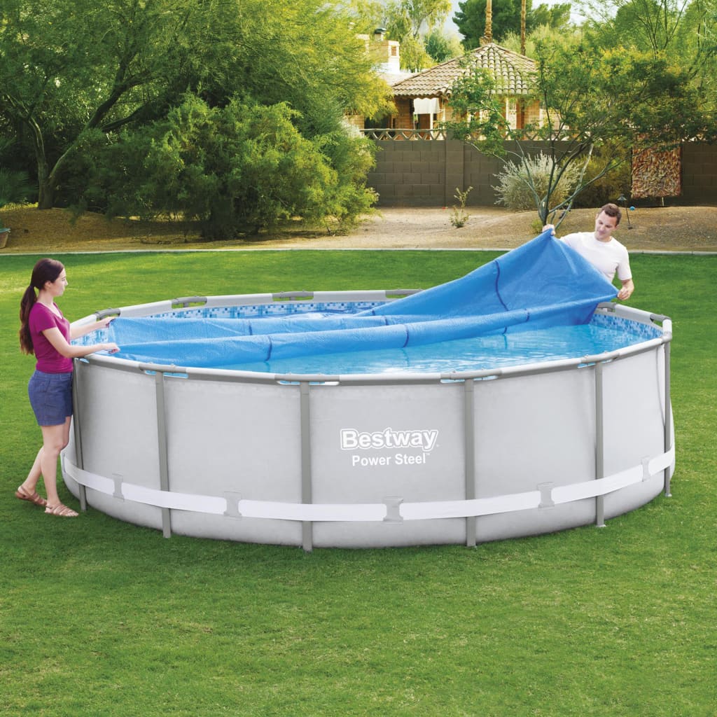 Bestway Prelată solară de piscină Flowclear, 427 cm - Gradina - Decoo