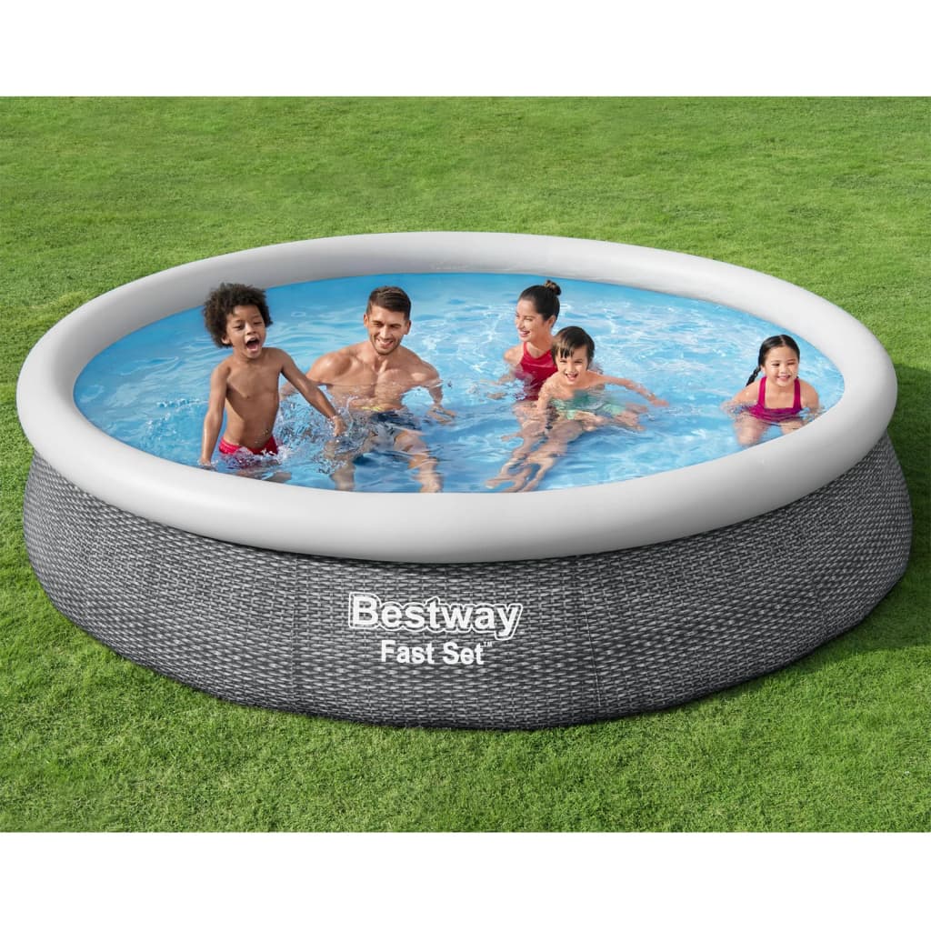 Bestway Set de piscină rotundă, 366x76 cm - Gradina - Decoo