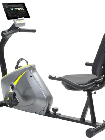 Bicicletă de fitness magnetică orizontală cu măsurare puls - Aparate fitness - Decoo