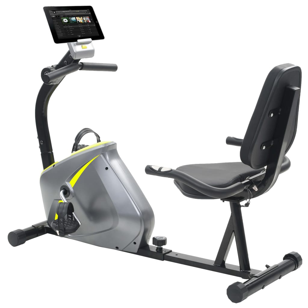 Bicicletă de fitness magnetică orizontală cu măsurare puls - Aparate fitness - Decoo