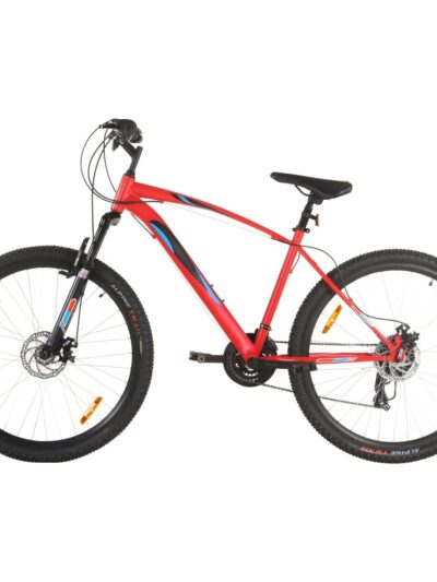 Bicicletă montană 21 viteze, roată 29 inci, cadru roșu, 48 cm - Biciclete - Decoo