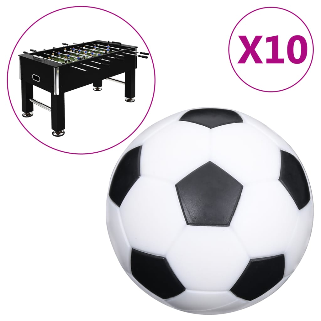 Bile pentru masa de fotbal, 10 buc., 32 mm ,ABS - Foosball - Decoo