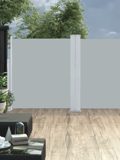 Copertină laterală retractabilă, antracit, 160x600 cm - Copertine laterale retractabile - Decoo