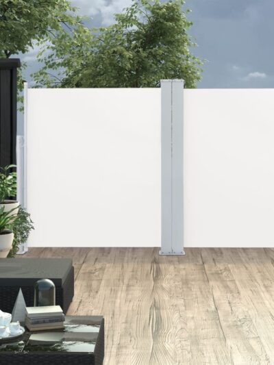 Copertină laterală retractabilă, crem, 140x600 cm - Copertine laterale retractabile - Decoo