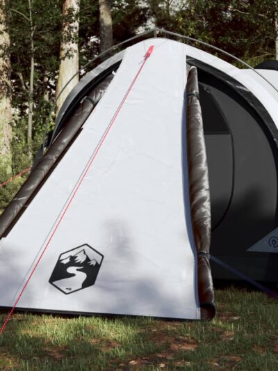 Cort de camping 2 persoane, alb, 320x140x120 cm, tafta 185T - Corturi si Accesorii cort - Decoo