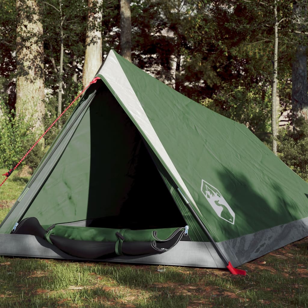 Cort de camping 2 persoane, verde, 200x120x88/62 cm, tafta 185T - Corturi si Accesorii cort - Decoo