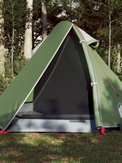 Cort de camping 2 persoane, verde, 267x154x117 cm, tafta 185T - Corturi si Accesorii cort - Decoo