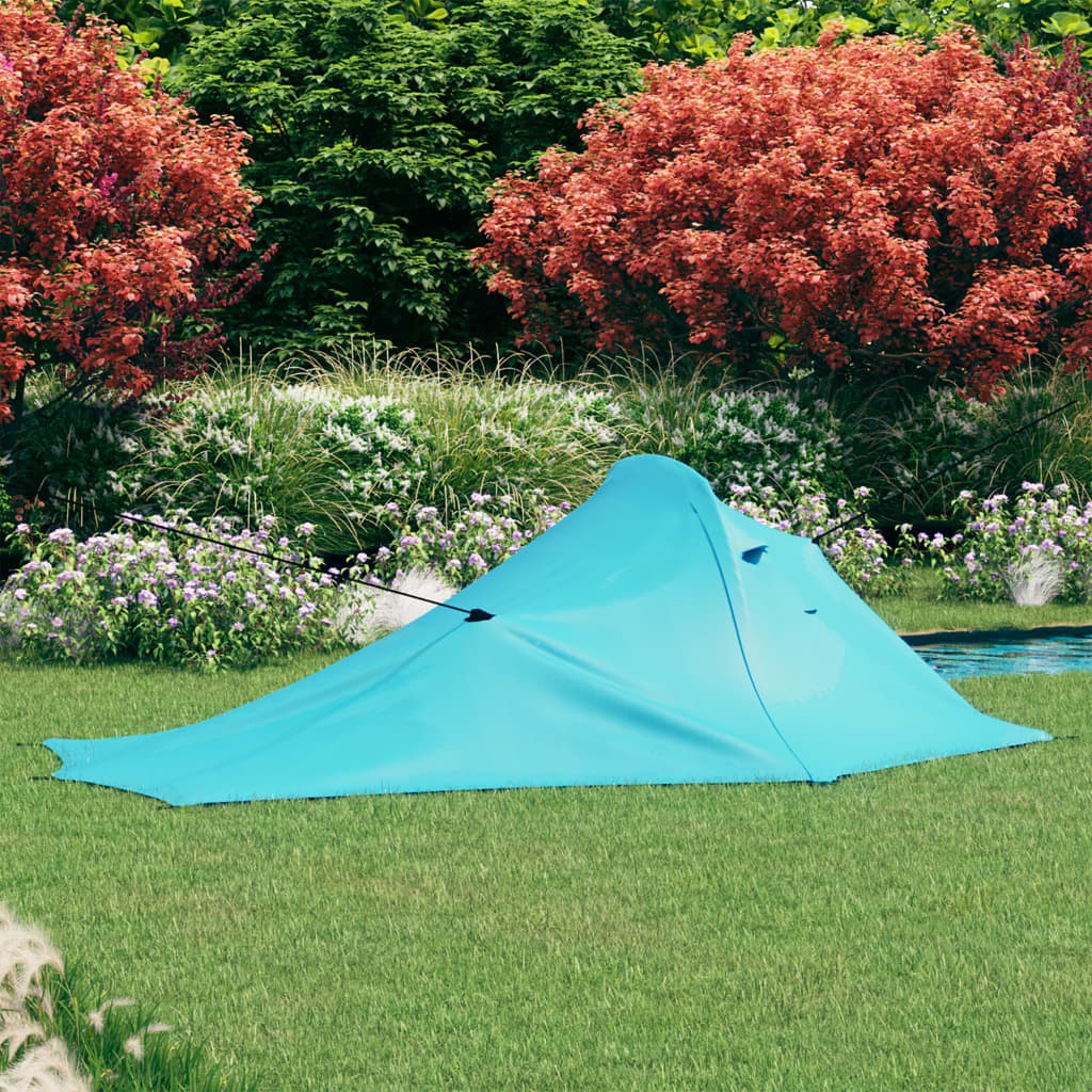 Cort de camping, albastru, 317x240x100 cm - Corturi si Accesorii cort - Decoo