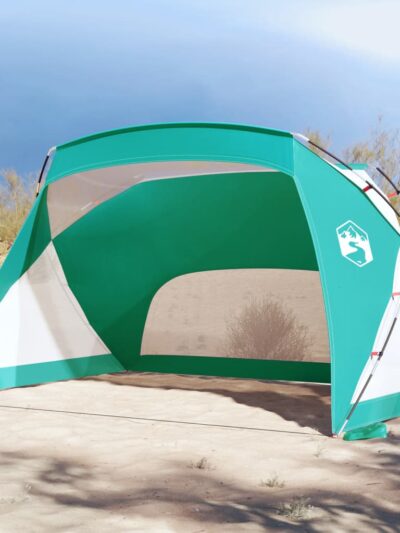 Cort de plajă, verde mare, 274x178x170/148 cm, tafta 185T - Corturi si Accesorii cort - Decoo