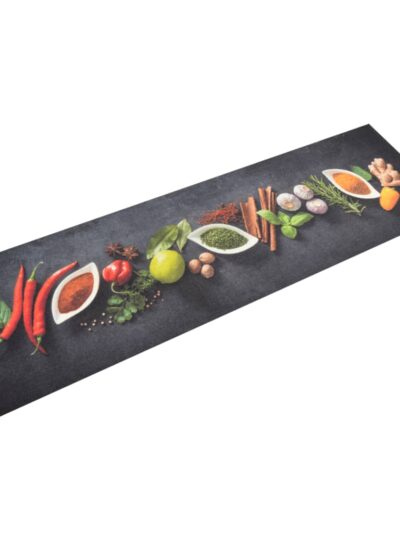 Covor de bucătărie lavabil Spices, 45x150 cm, catifea - Casa - Decoo