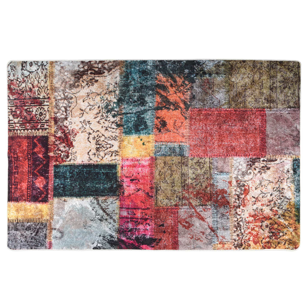 Covor lavabil, mozaic multicolor, 80x150 cm, antiderapant - Casa - Decoo