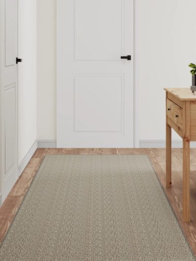 Covor traversă cu aspect sisal, argintiu, 80x250 cm - Casa - Decoo