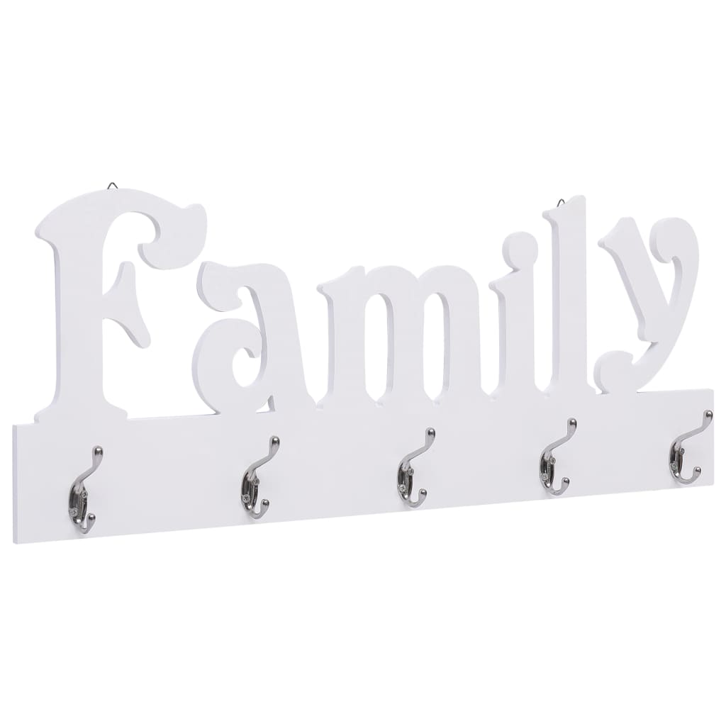 Cuier de perete FAMILY, 74 x 29,5 cm - Casa - Decoo