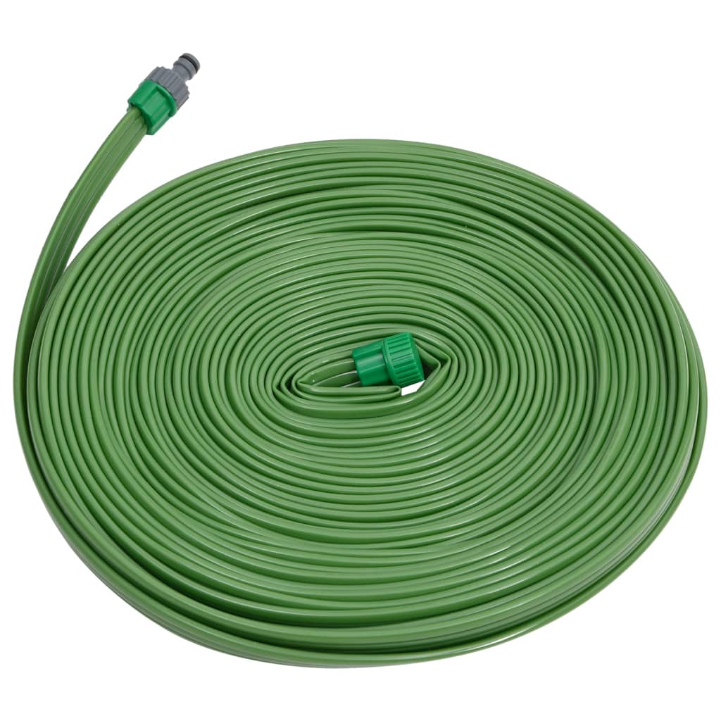 Furtun pentru stropit cu 3 tuburi, verde, 22,5 m, PVC - Gradina - Decoo