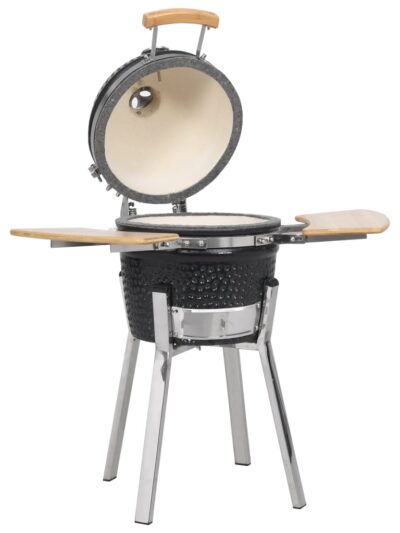 Grătar Kamado cu afumătoare din ceramică 81 cm - Gradina - Decoo