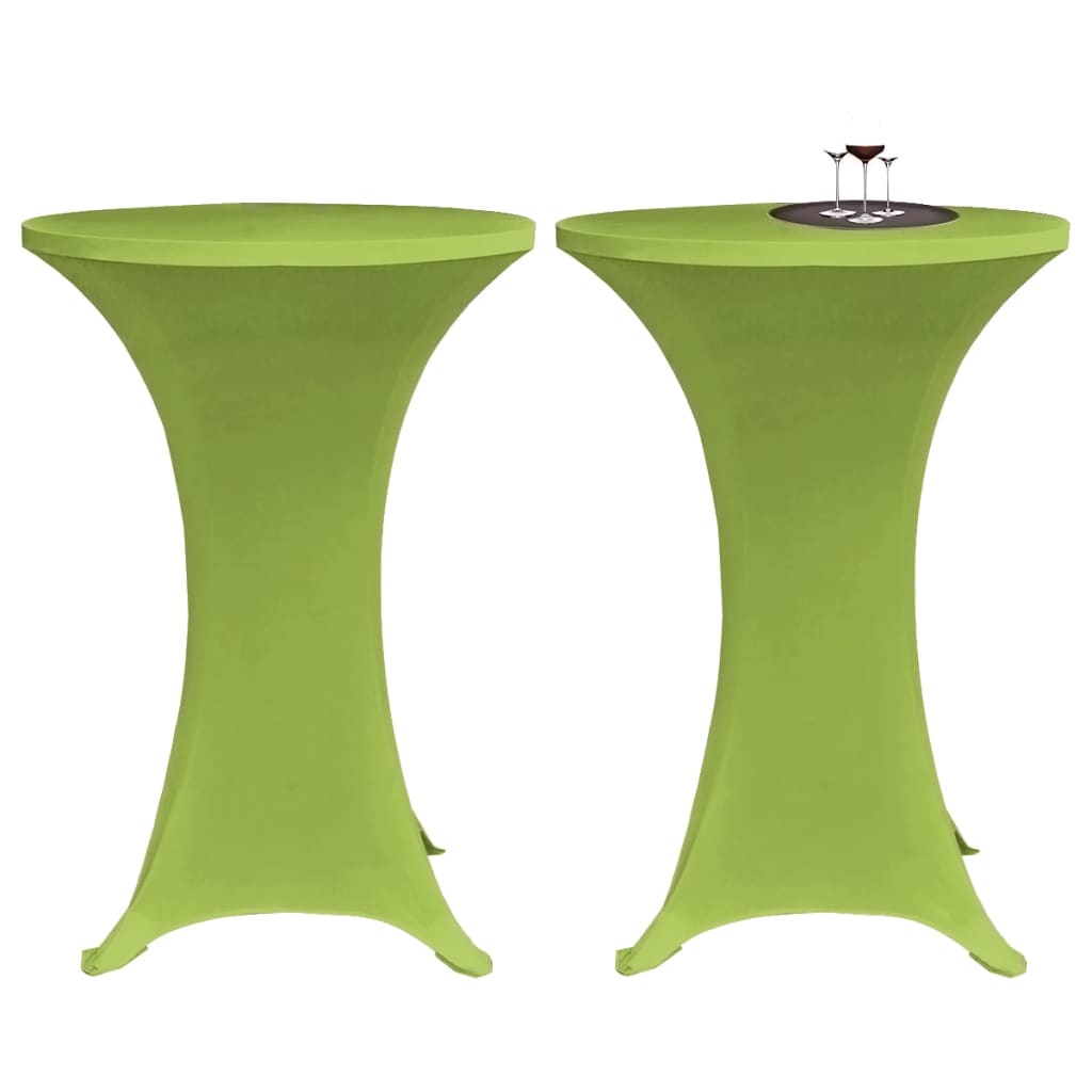 Husă elastică pentru masă, 2 buc., verde, 60 cm - Casa - Decoo