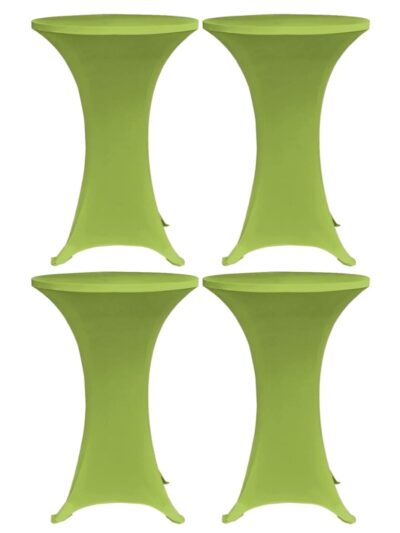 Husă elastică pentru masă, 4 buc., verde, 60 cm - Casa - Decoo