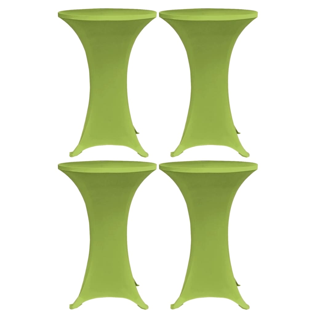 Husă elastică pentru masă, 4 buc., verde, 60 cm - Casa - Decoo