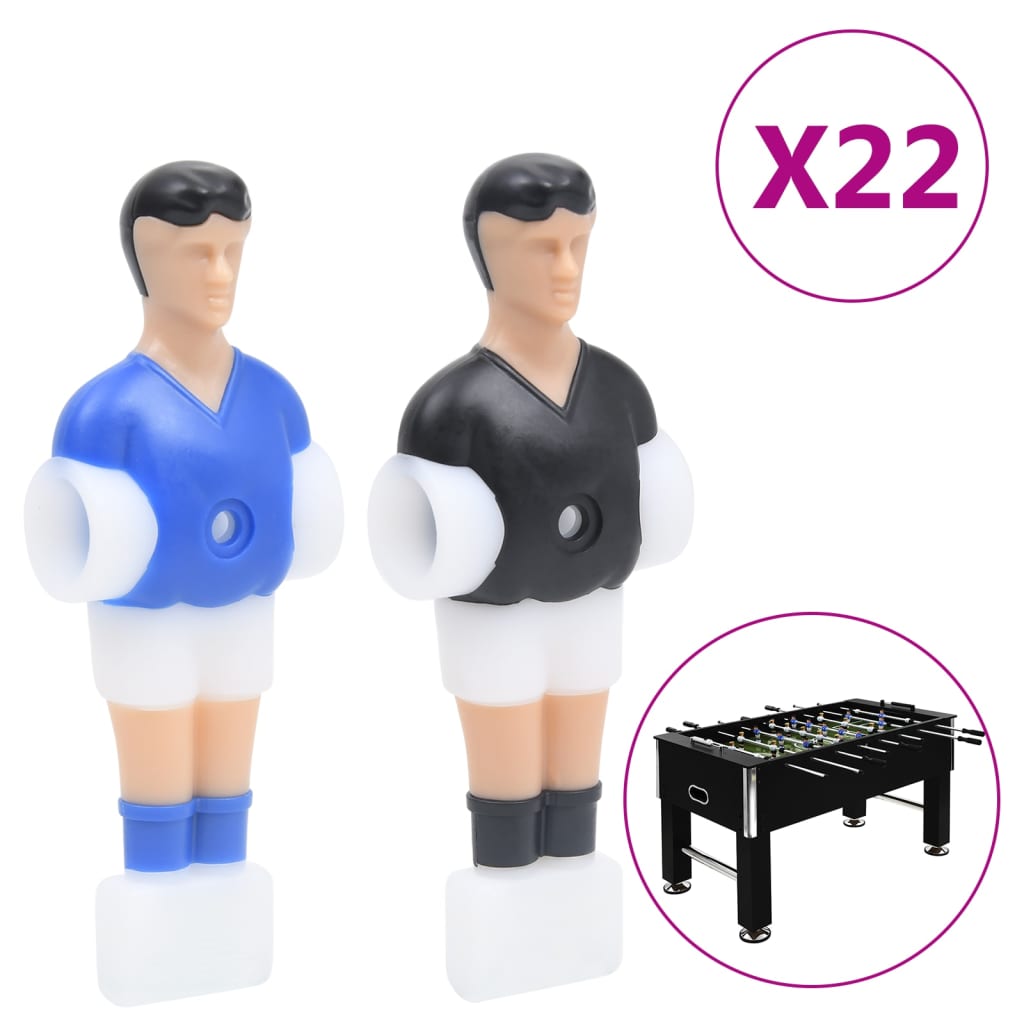 Jucători de masă de fotbal pentru tijă de 12,7 mm, 22 buc. - Foosball - Decoo