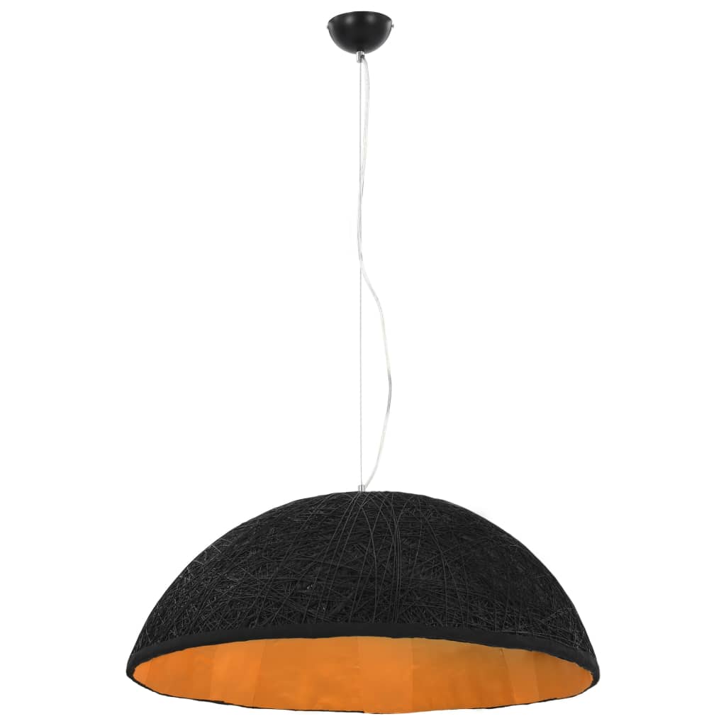 Lampă suspendată, negru și auriu, Ø70 cm, E27 - Accesorii corpuri de iluminat - Decoo