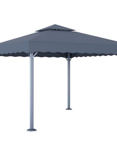 Pavilion, antracit, 300 x 300 cm, aluminiu - Foisoare,Corturi si pavilioane de gradina - Decoo