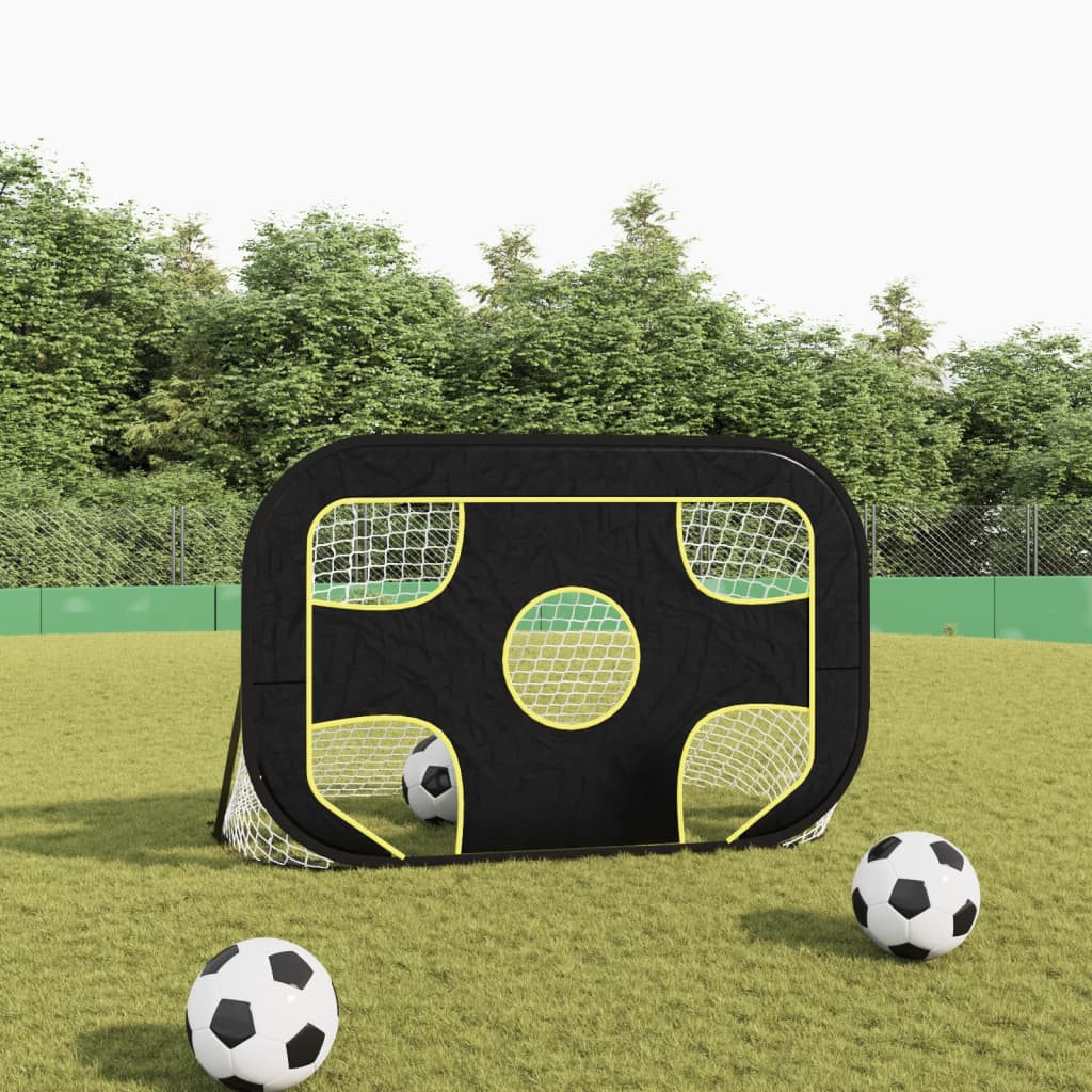 Plasă de poartă de fotbal cu țintă 120x80x80 cm poliester - Fotbal - Decoo