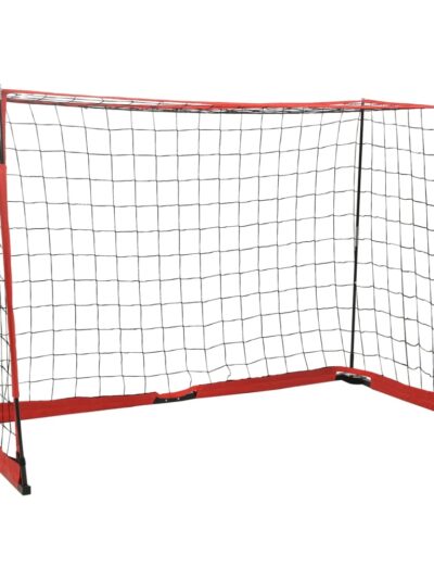 Poartă de fotbal, 184x91x124,5 cm, oțel - Fotbal - Decoo