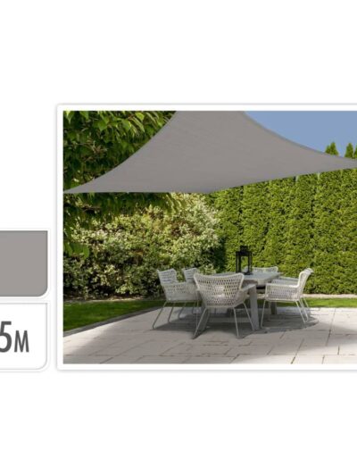 ProGarden Parasolar pentru umbră, gri, 5x5 m, pătrat - Copertine verticale - Decoo