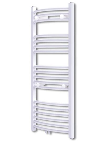 Radiator port-prosop încălzire centrală baie, curbat, 600 x 1160 mm - Calorifere - Decoo