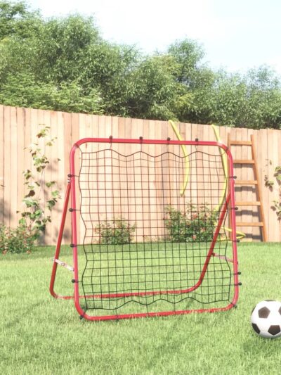 Rebounder ajustabil de antrenament fotbal, 96x80x96 cm, oțel/PE - Fotbal - Decoo