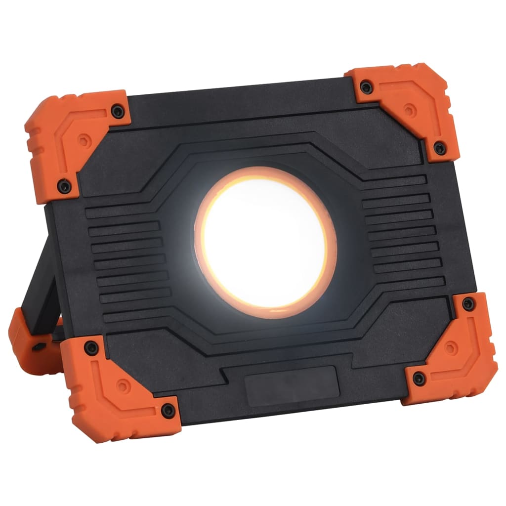 Reflector portabil cu LED, 10 W, alb rece, ABS - Accesorii corpuri de iluminat - Decoo