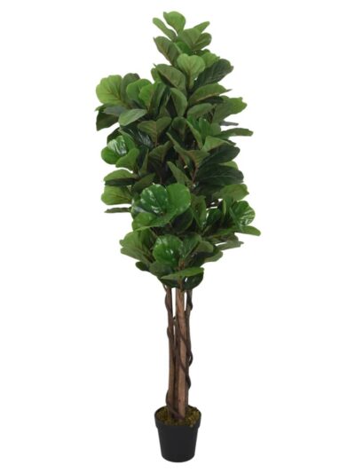 Smochin artificial cu frunze 96 de frunze 80 cm verde - Casa - Decoo